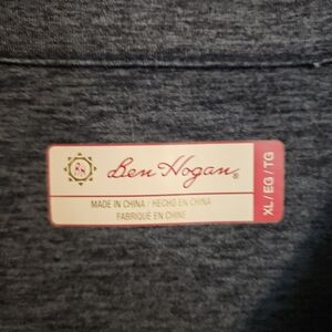 Ben Hogan 1/4 Zip Blue Men's Shirt